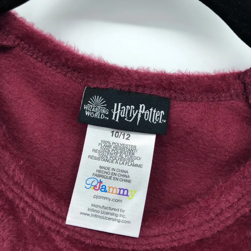 NEW Harry Potter Nightgown Girls Pajamas 10/12 Sleep Shirt Hogwarts Christmas